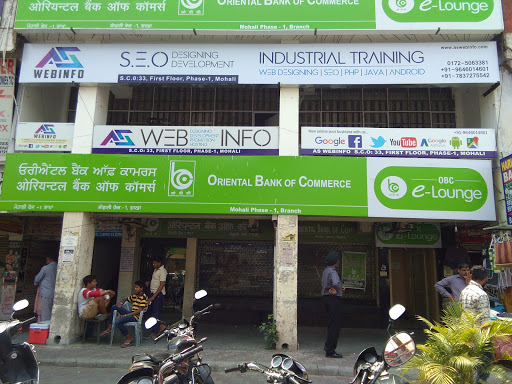 Oriental Bank of Commerce, SCO 32 And 33, Phase 1, Sector 55, Sahibzada Ajit Singh Nagar, Punjab 160055, India, Bank, state PB