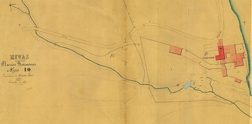 Mapa de Rivas, año 1863.