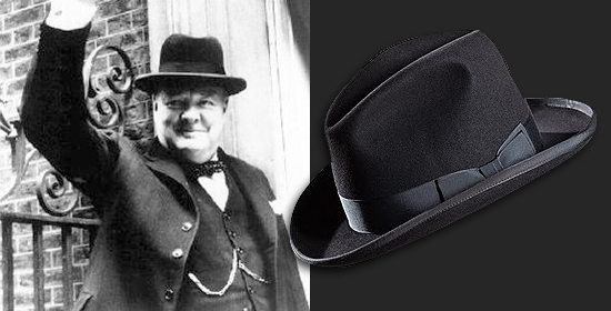 Garderoba dobrze zorganizowana — kapelusze dżentelmena