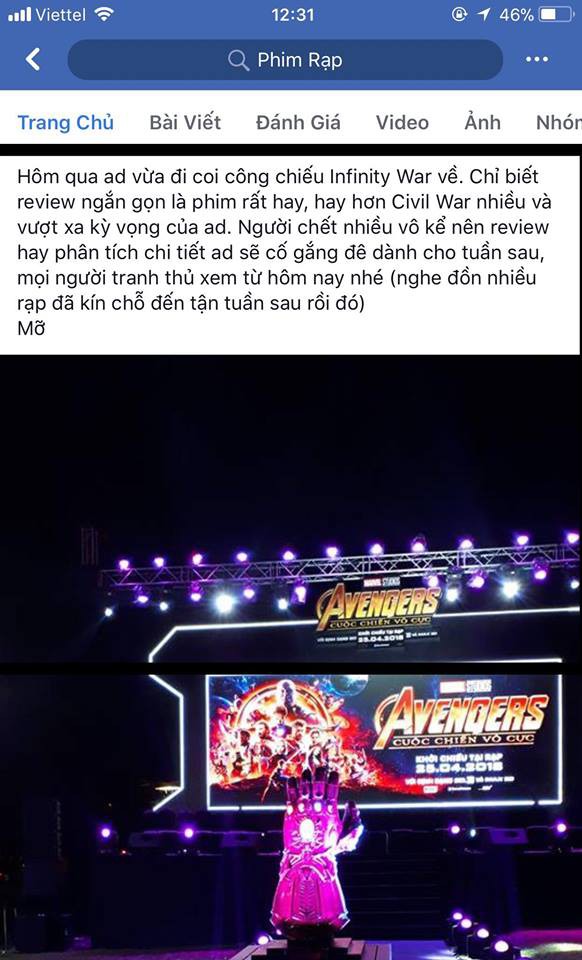 Avengers: Infinity War (Cuộc Chiến Vô Cực)