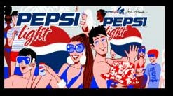 Publicidad de Pepsi, ilustrada por Jordi Labanda
