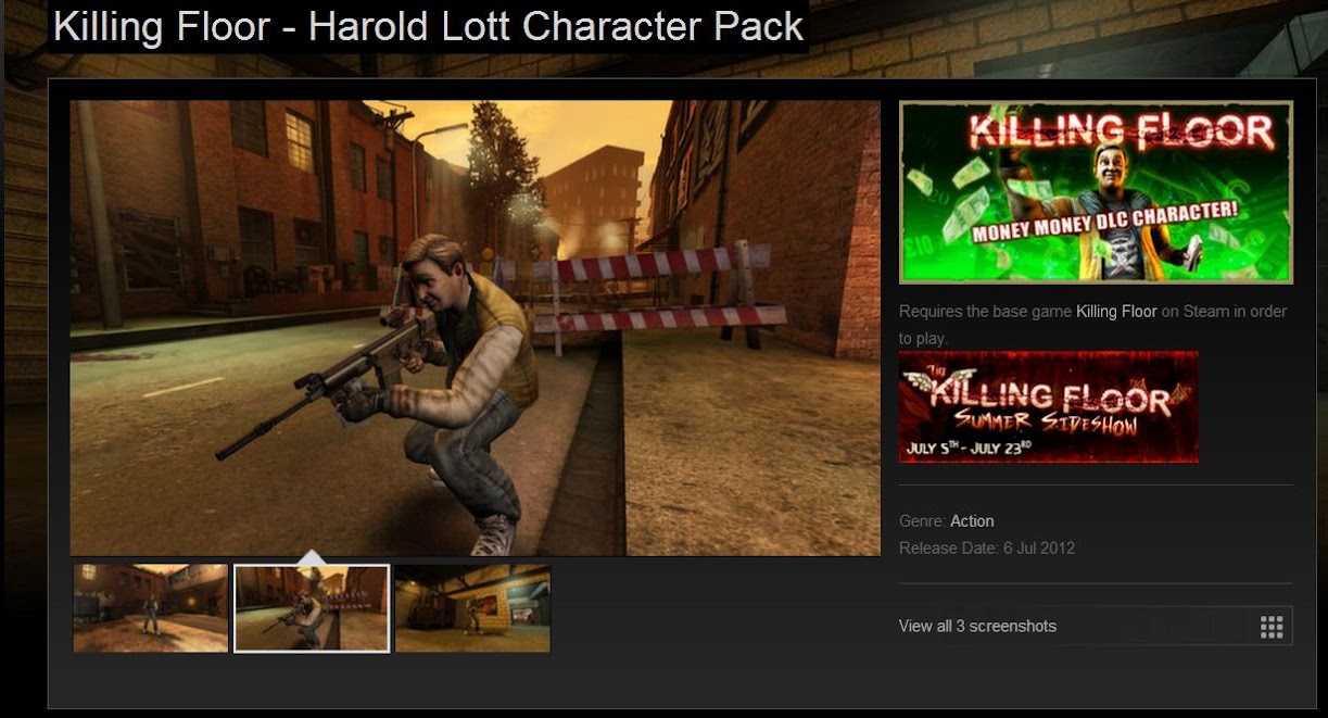 Killing Floor - Harold Lott Character Pack For Mac