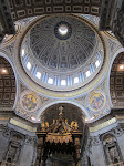Looking up into the dome - this picture does it no justice.  Blow the photo up like 100 times and then slam your face up against it.  Then you'll unde