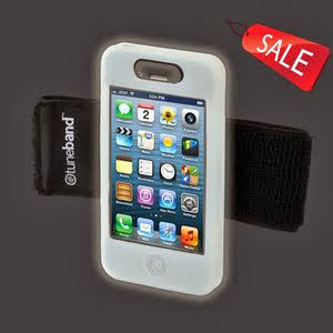 Tuneband for iPhone 4 & iPhone 4S, Glow-in-the-Dark, Grantwood Technology's Armband, Silicone Skin, and Front/Back Screen Protector