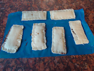 The Home Made Pop Tarts before they went into the oven
