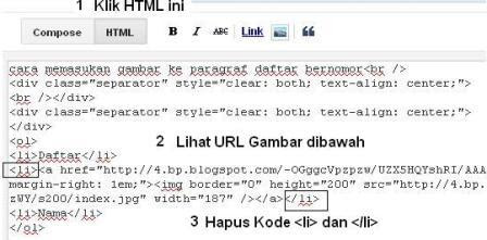 trik memasukan gambar blog