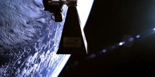 Uk Satellite Takes A Selfie In Space
