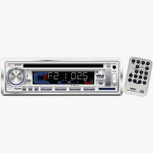  200-Watt AM/FM/MPX In-Dash Marine CD/MP3 Player with Weatherband/USB/SD Card Function