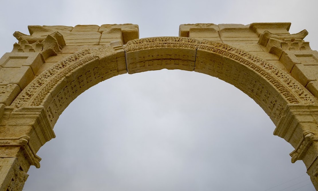 Syria's Palmyra arch recreated in London Syria's Palmyra arch recreated in London