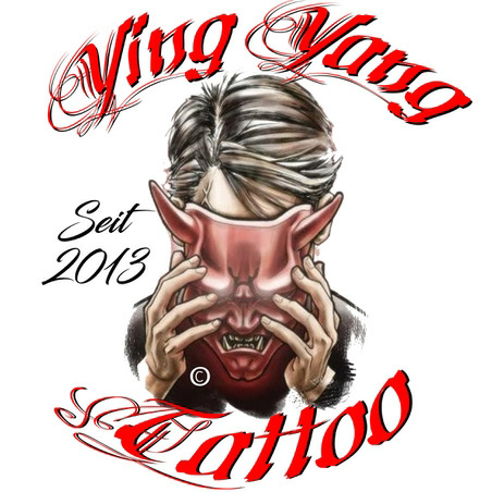 Ying Yang Tattoo logo