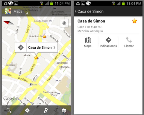 Google Maps en iOS agrega popularidad de sitios