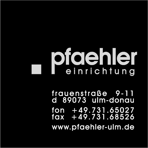 PFAEHLER | Innenarchitektur und Design Möbel logo