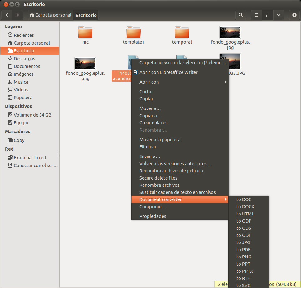 Convetir documentos de LibreOffice con progreso y multitarea - Atareao