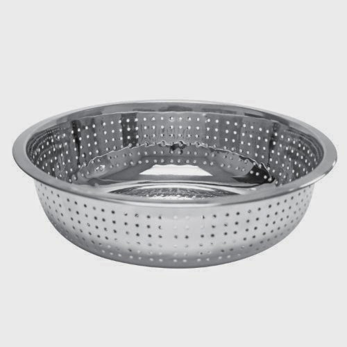  Excellante 11-Inch Stainless Steel Colanders with 4.5mm Holes
