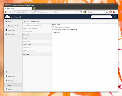 owncloud apps