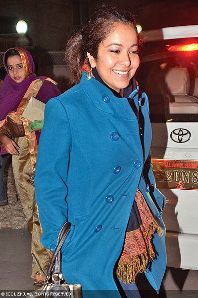 Sara during a Dastangoi event, held in Lucknow. 