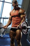 Giant Muscular Beast Bodybuilder