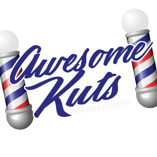 Awesome Kuts Barbershop logo