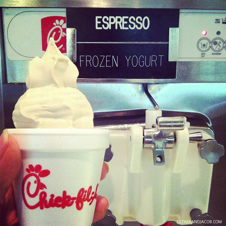 Expresso Frozen Yogurt only at Chickfila Headquarters.