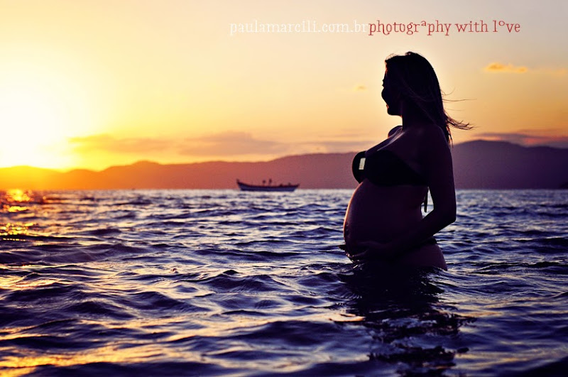 fotos de gravidas na praia