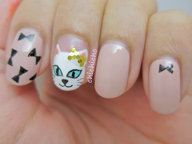 Kitty Cat Nail Art - chichicho~