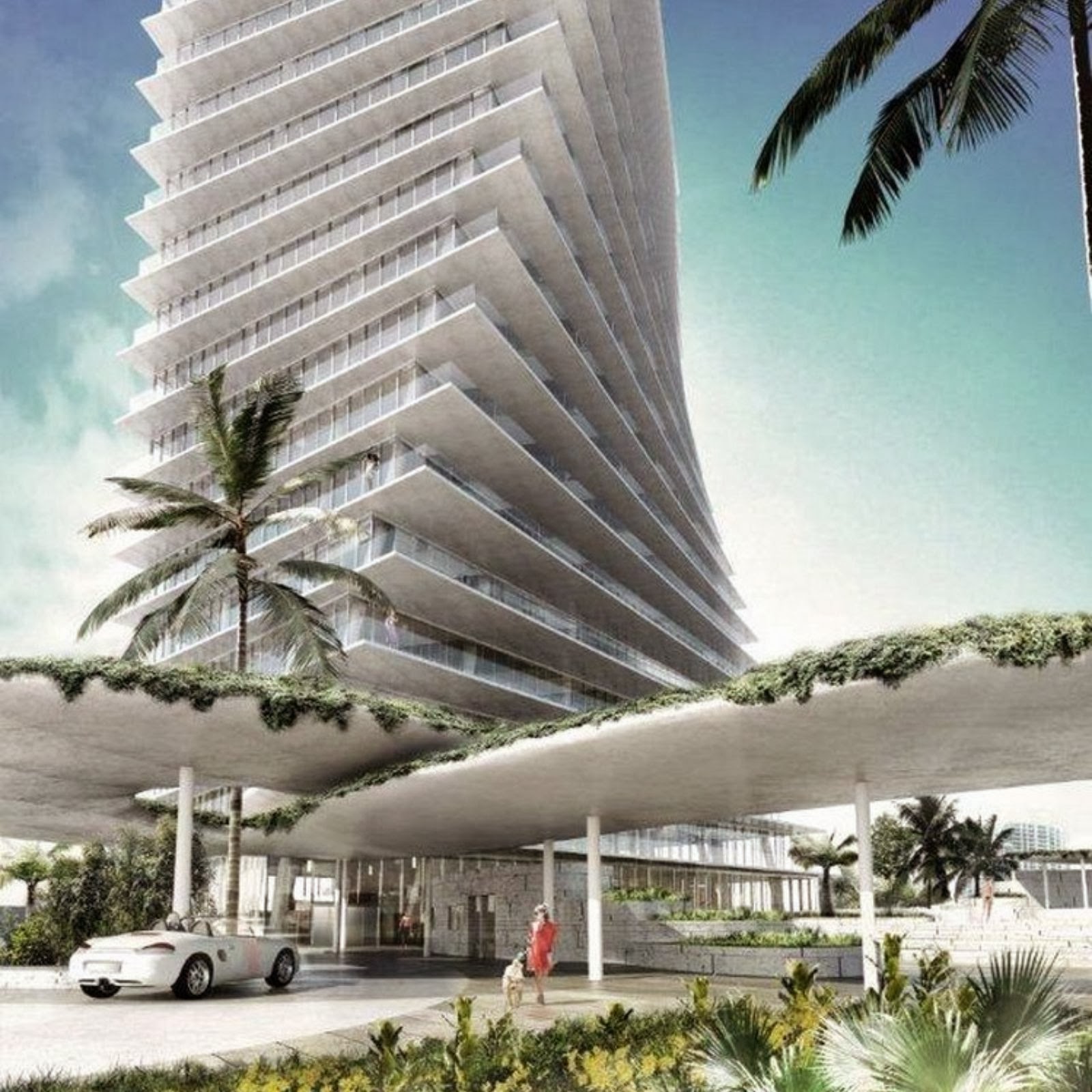 Grove at Grand Bay residences by BIG