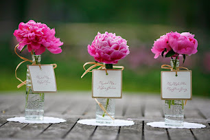 peony centerpieces