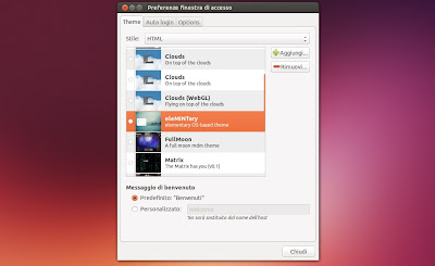 MDM 1.4 Preferenze in Ubuntu Linux