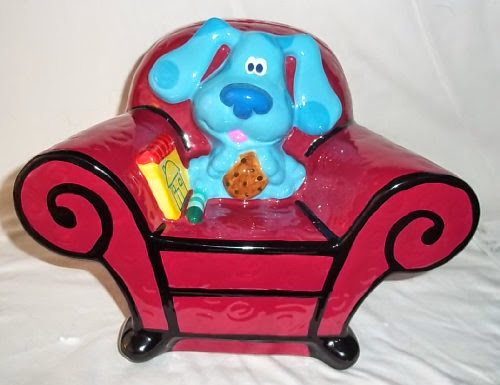  Zak Designs Blue's Clues Thinking Chair Cookie Jar
