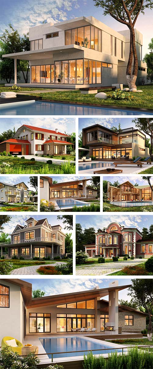 Stock Photo: The dream house Stock Photo: The dream house