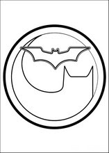 Bat Sign coloring page
