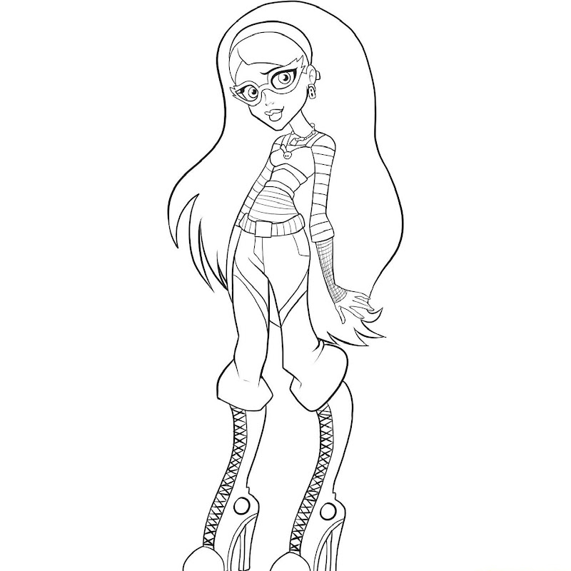 Monster High coloring pages