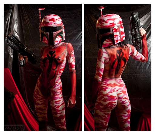 Star Wars Body Painted Cosplay Babes02