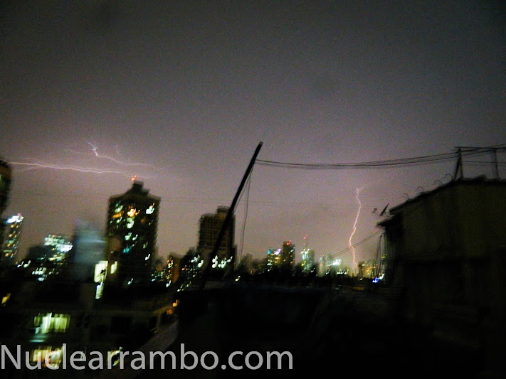 Thunderstorm in Mumbai october 2012