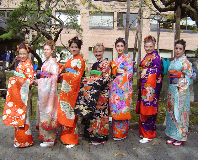 kimono nhật bản