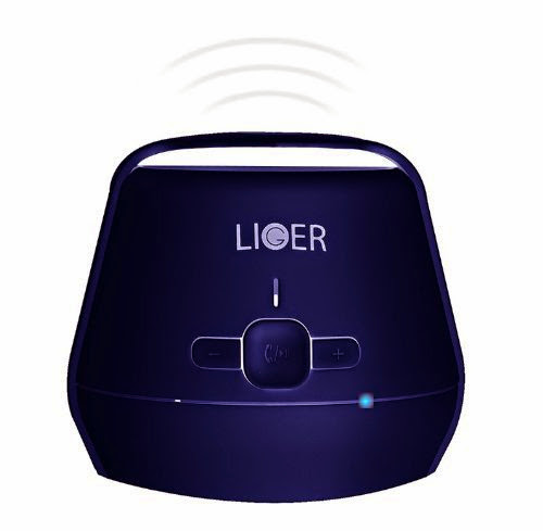  Liger® NFC Mini Portable Bluetooth Speaker With Hands Free Calling Built-In Microphone and Volume Control - Works With Apple and Android Devices (Blue)