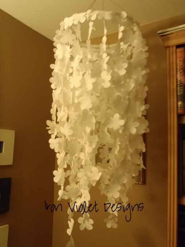 Iron Violet Designs Flower Chandelier Flower Chandelier