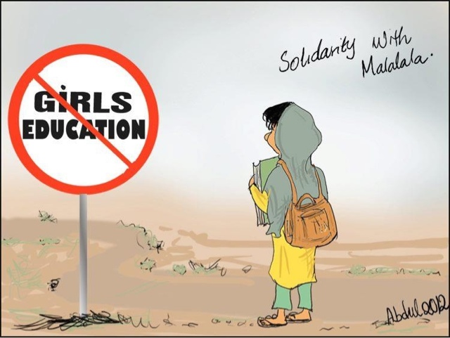Editorial Cartoon Blog: We are all Malala Yousafzai