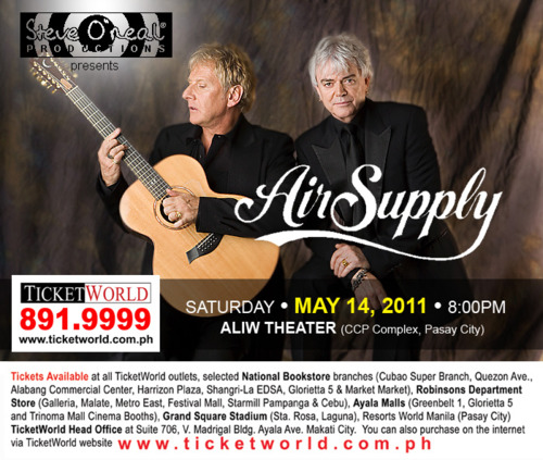 Air Supply Live in Manila 2011, Air Supply Live in Manila May 2011, AirSupply_Live_in_Manila_poster,