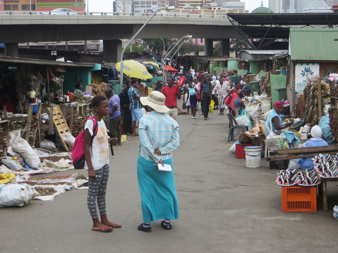 Victoria Street Market, Durban, Zuid Afrika