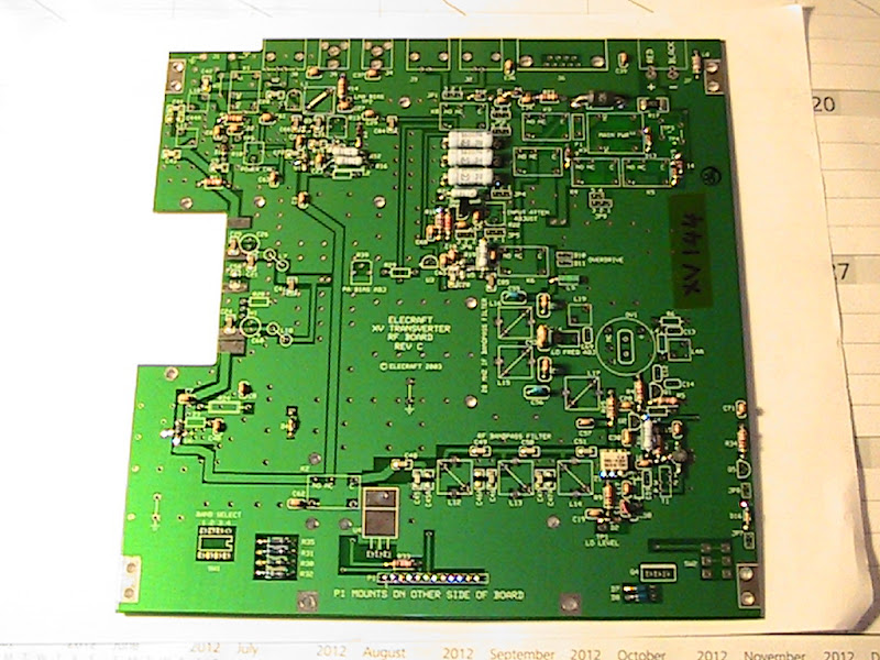Front
                    of RF Board by 11:00 pm on Day 1 (page 30 of
                    assembly manual). About 7 hours total assembly time
                    at this point.