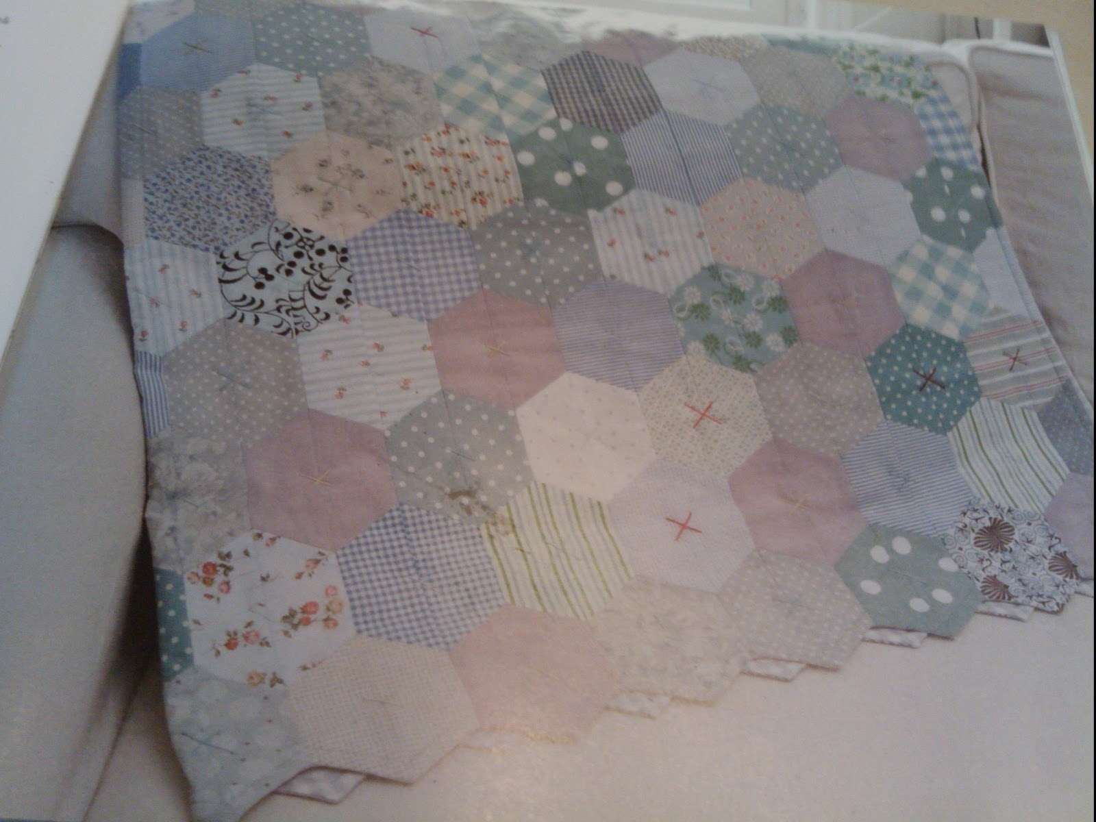 Half+hexagon+quilt