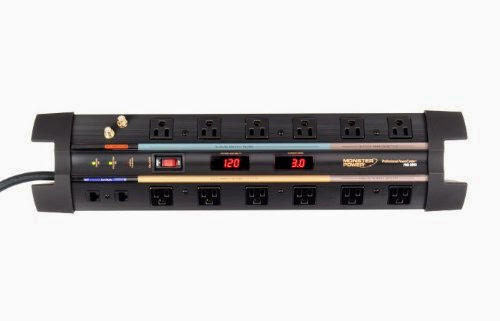Monster MP PRO 2000 with Clean Power Stage 2, Dual Mode Plus Protection, and 12 Color-Coded Outlets Pro 2000 Floor Standing Power Center