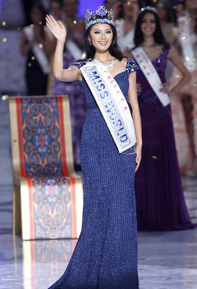 China Miss World 2012 Wen Xia Yu