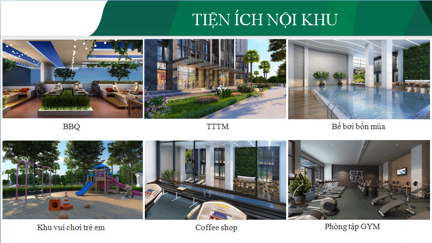 Tiện ích nội khu chung cư Thạch Bàn Lakeside