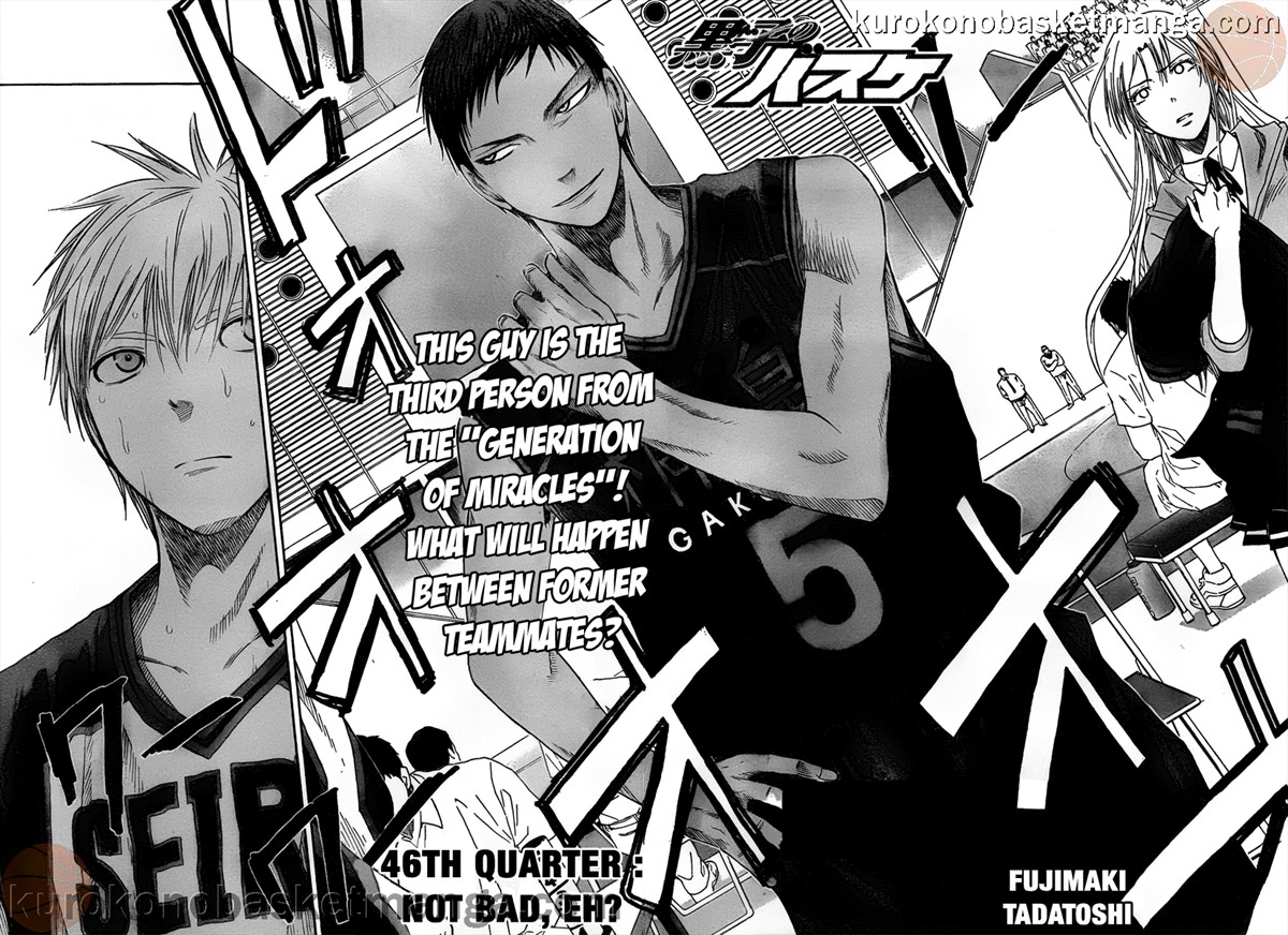 Kuroko no Basket Manga Chapter 46 - Image 02-03