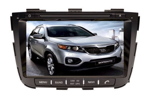  Oem Fit In-dash CAR DVD Player Touchscreen with RADIO HEADUNIT GPS Navigation System for KIA SORENTO 2013- with Back up sensor/16gb usb/4 gb sd card