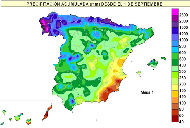 Julio de 2014 en España: normal en temperaturas y ligeramente húmedo