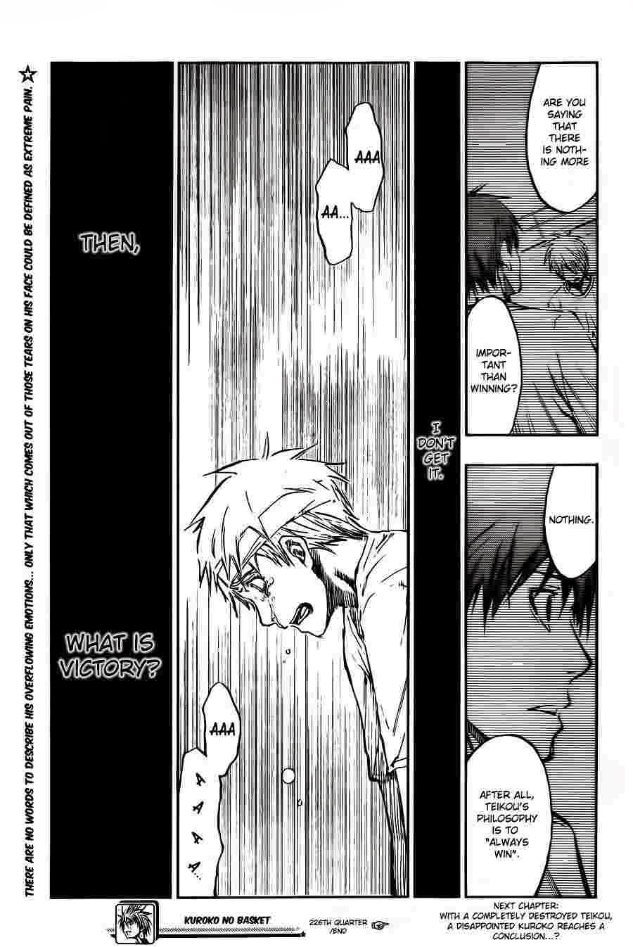 Kuroko no Basket Manga Chapter 226 - Image 19