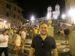 Called the Spanish Steps since they lead to the Spanish Embassy, and now quite a popular place to see and be seen.  Lots of attractive people here too
